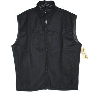 Schaefer Outfitter Mens XL Western Embroidered Wool Arena Vest NEW F1327